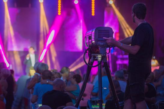 Technicien de spectacle, dans un concert
