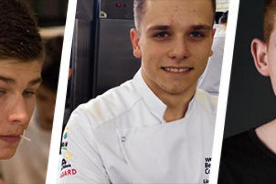 De gauche à droite : John Pauquet, Lionel Van Royen, Yohan Krings (Photos : WorldSkills Belgium)