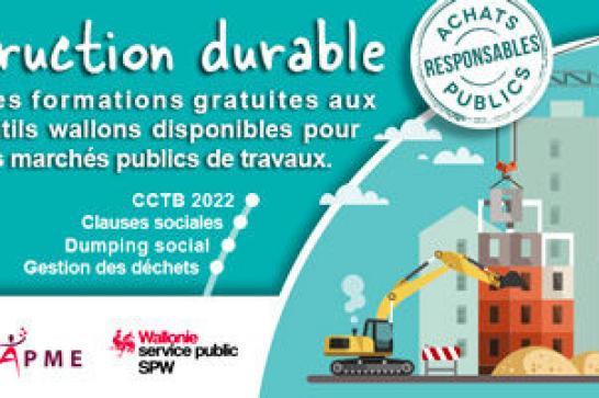 Annonce Construction durable : formations gratuites