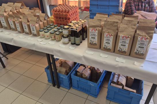 Stand de la Ferme de Grange - Marché du terroir