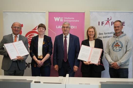 Actu - Convention IFAPME-Wallonie Entreprendre - 2026
