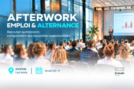 Afterwork Emploi et Alternance - Embuild IFAPME Forem