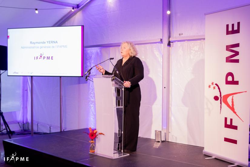 Actu - Extension du Centre IFAPME d'Arlon - Première pierre - Raymonde Yerna