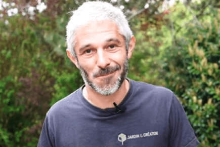 Olivier, apprenant au métier d’entrepreneur de jardin à l’IFAPME