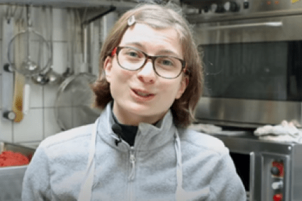 Delphine, ancienne apprenante en boucherie-charcuterie à l'IFAPME