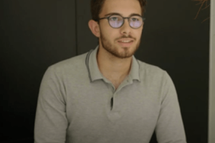 Nicolas a choisi de se former en alternance au métier d'agent immobilier avec l'IFAPME !