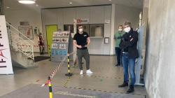 Amenagement covid 19 Centre de Tournai