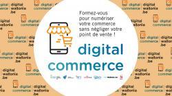 Digital Commerce - Image d'illustration vignette orange
