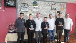 Lauréats et membres du jury du Trophée de la Jeune Toque Wallonne
