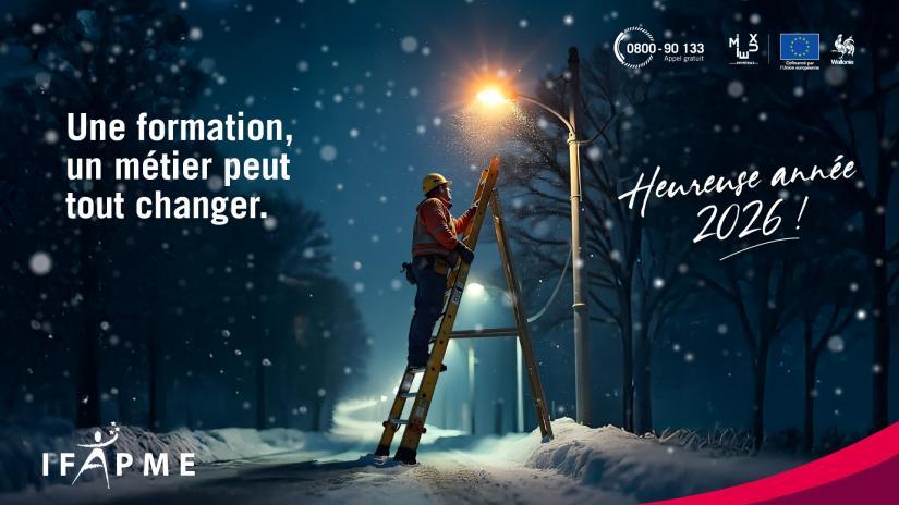 Visuel vous souhaitant une heureuse année 2026