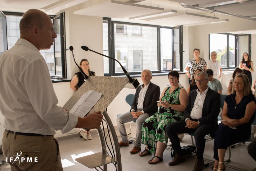 Actu - Inauguration - Centre IFAPME de Marche-en-Famenne - Baudouin Stevens